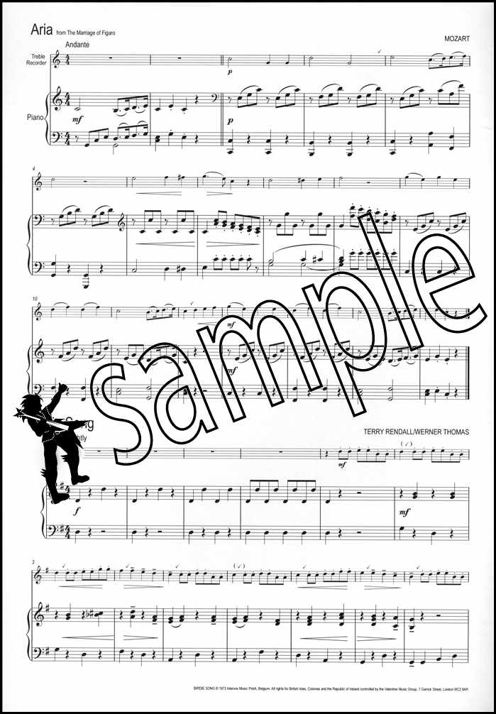 1st sample page from Winners Galore Piano Accompaniment for Treble Recorder