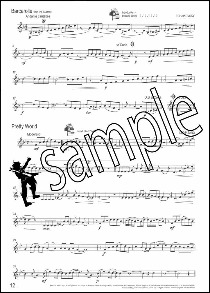 2nd sample page from Winning Matrix for Trumpet Euphonium Book/CD