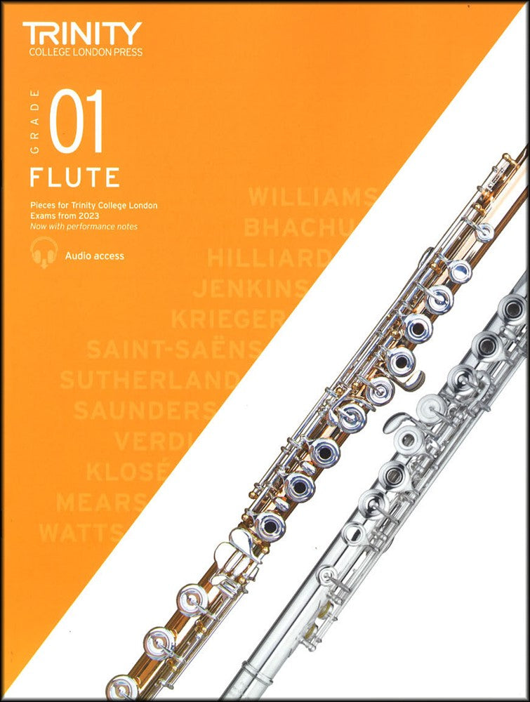 front cover of Trinity College London Flute Grade 1 from 2023
