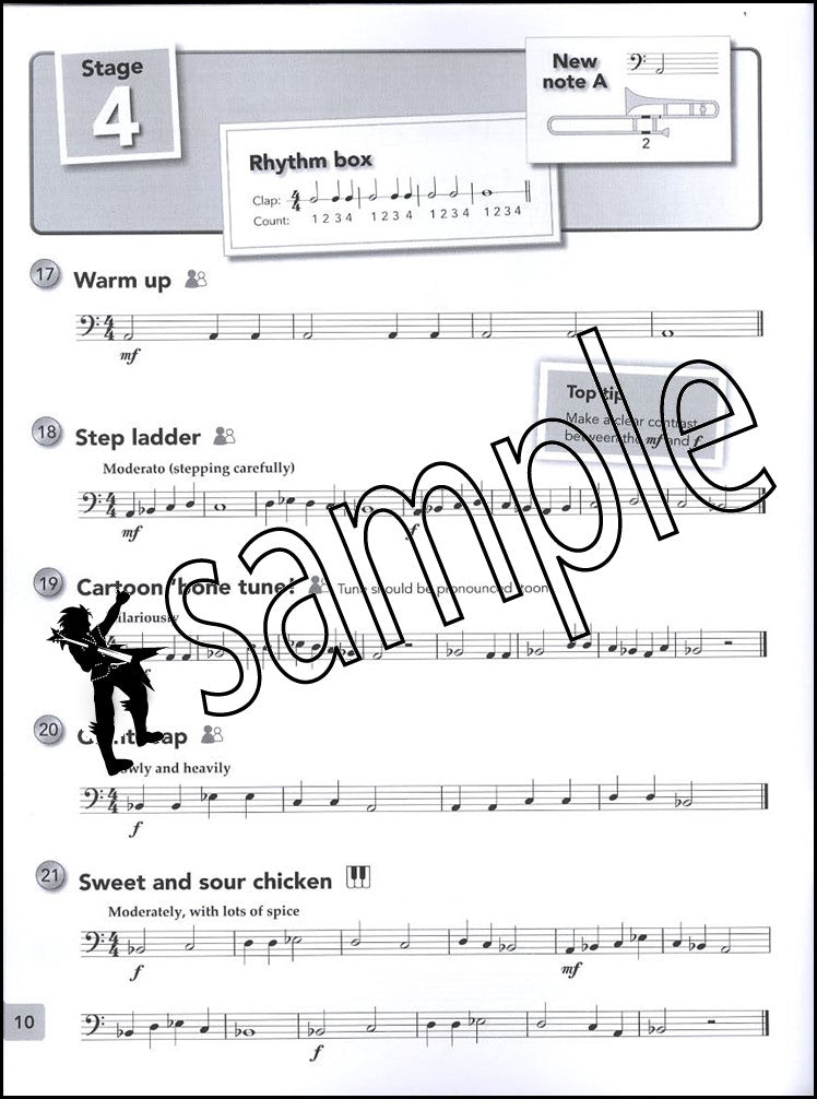 1st sample page from Paul Harris's Trombone Basics (Bass Clef Edition)
