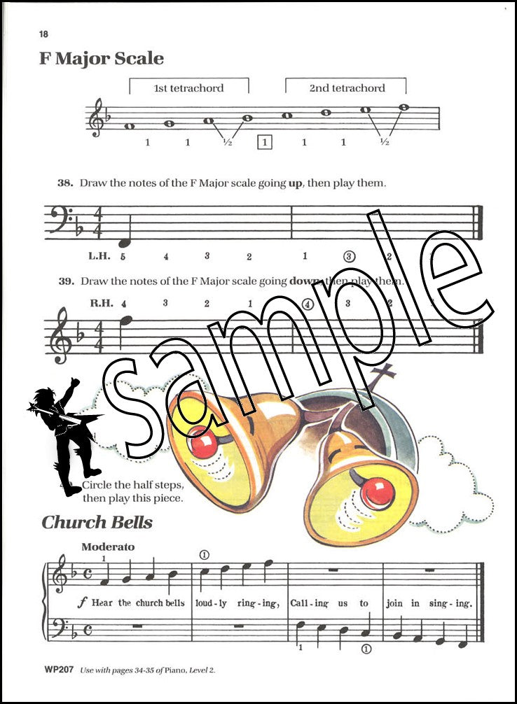 2nd sample page from Bastien Piano Basics Theory Level 2