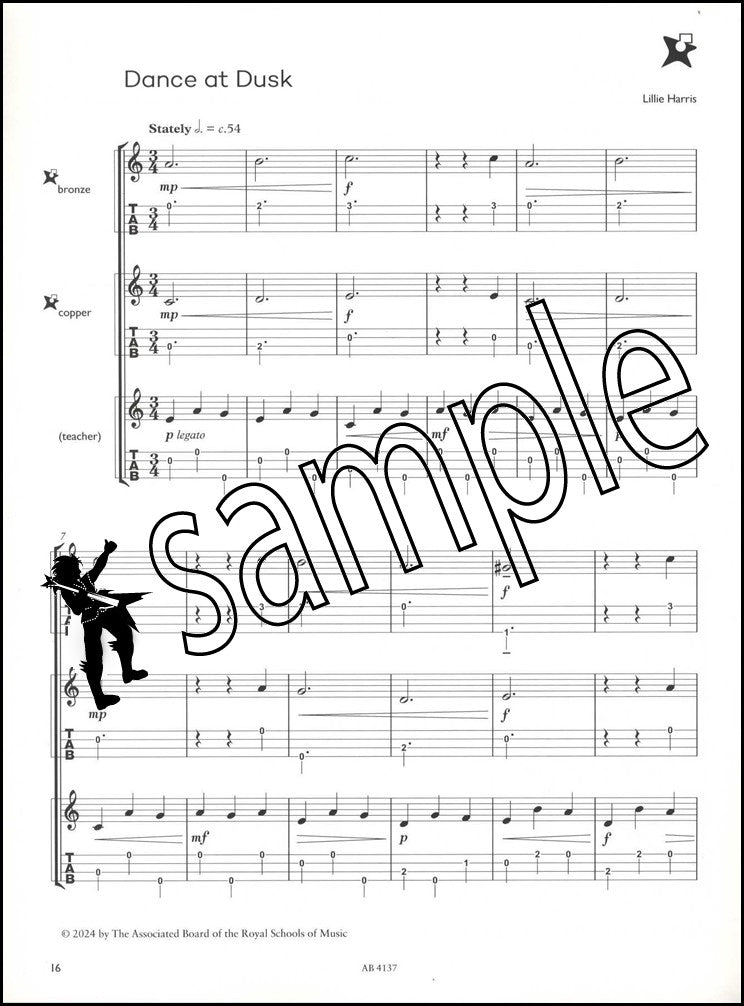 2nd sample page from ABRSM Music Medals Bronze Ukulele Pieces