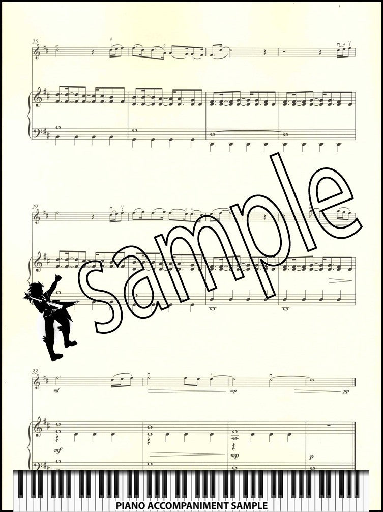 piano accompaniment sample page from Trinity College London Violin Exam Pieces Grade 3 from 2025
