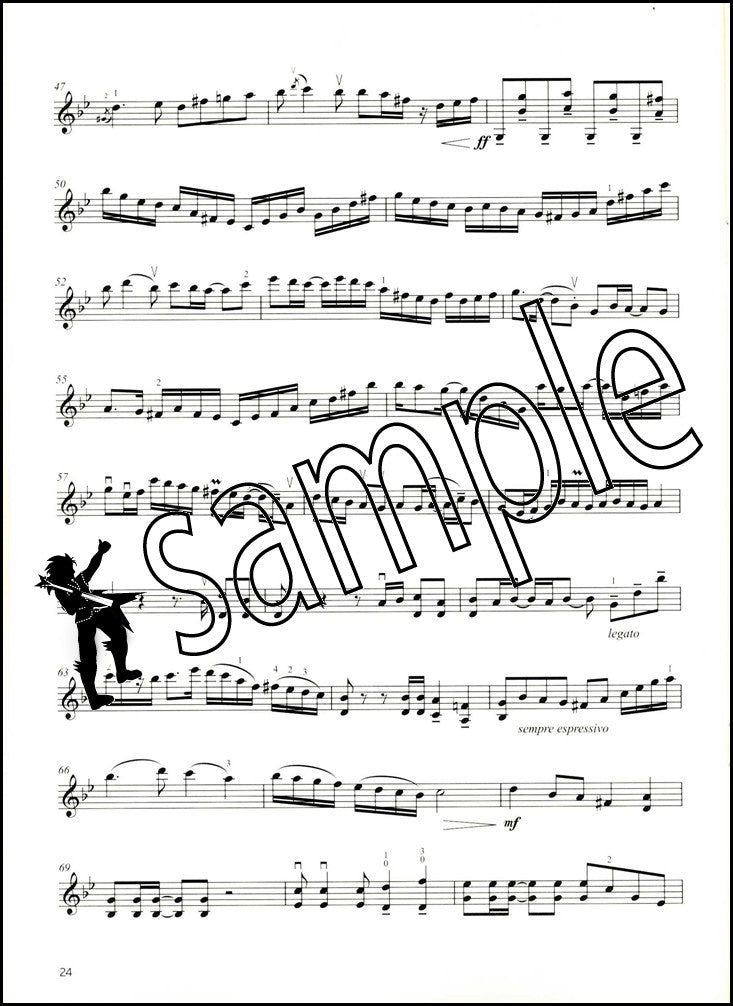 1st sample page from Trinity College London Violin Exam Pieces Grade 8 from 2025