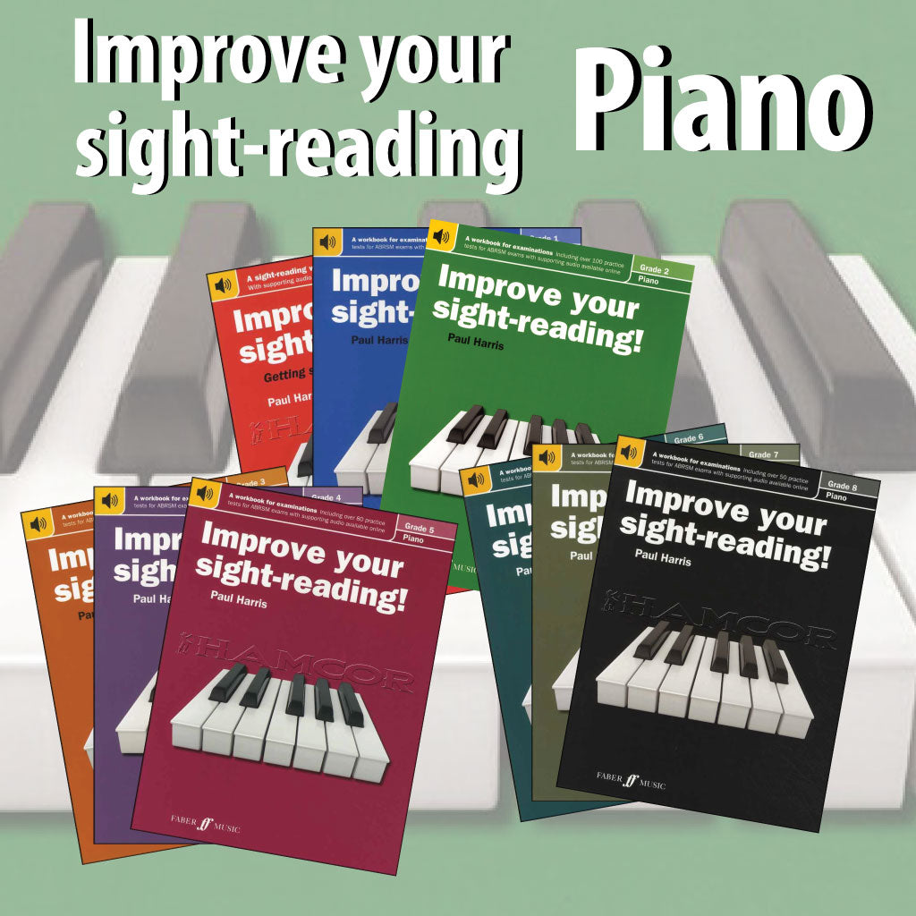 All 9 Improve Your Sight-Reading Piano books, Initial to Grade 8