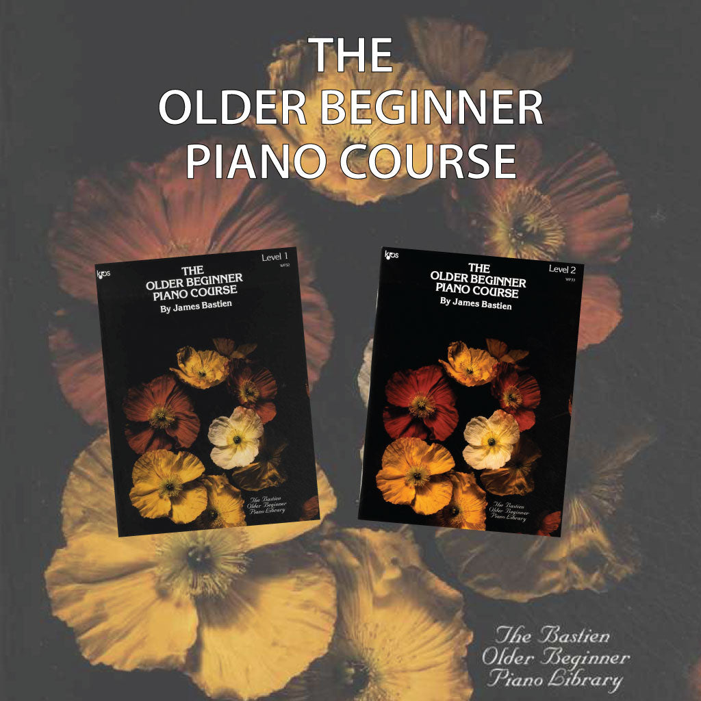 Image showing both books in the Older Beginner Piano Course - Level 1 and Level 2