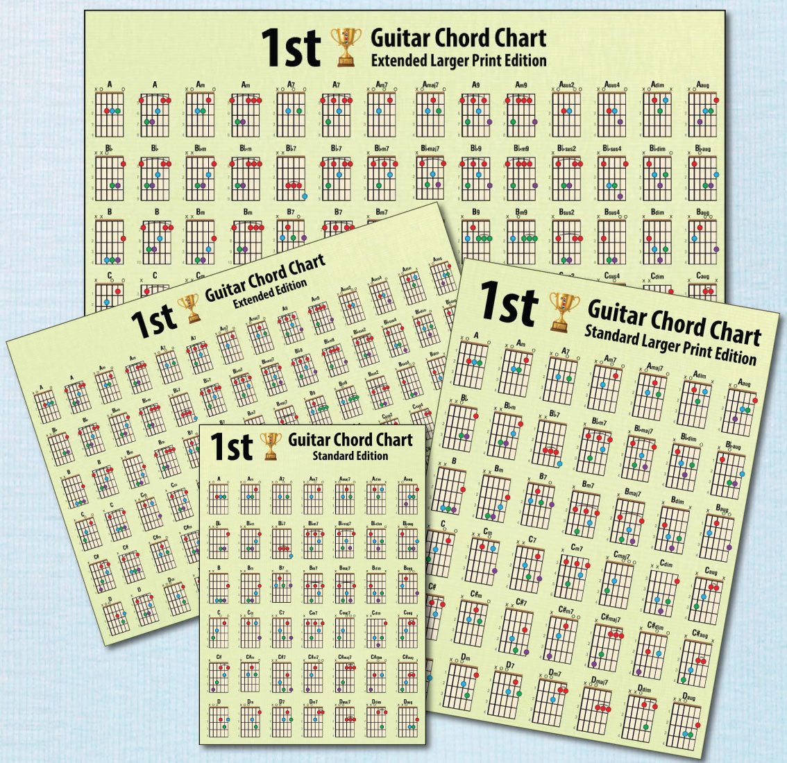 Hamcor Publishing 1st Guitar Chord Charts collection
