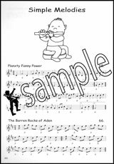 2nd sample page from Easy Peasy Tunes Music Book