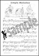 2nd sample page from English Country Dance Tunes Music Book