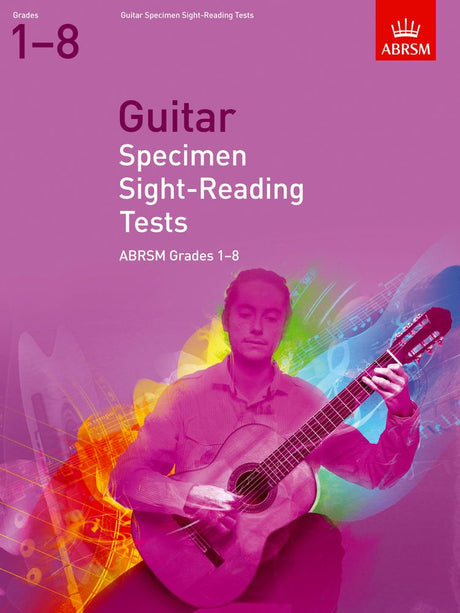 front cover of ABRSM Guitar Specimen Sight-Reading Tests Grades 1-8