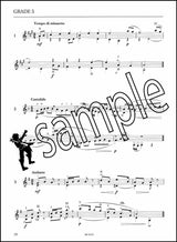 2nd sample page from ABRSM Guitar Specimen Sight-Reading Tests Grades 1-8