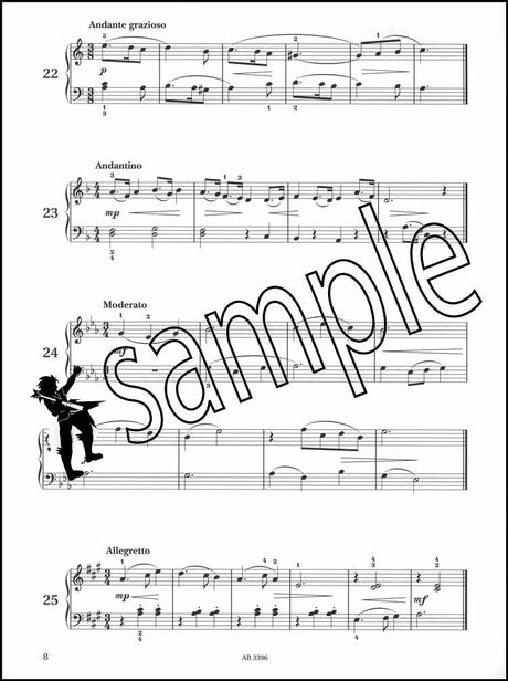 2nd sample page from ABRSM Piano Specimen Sight-Reading Tests Grade 3