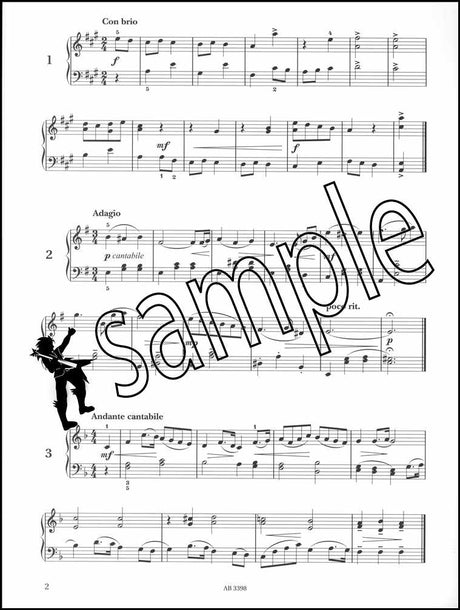 1st sample page from ABRSM Piano Specimen Sight-Reading Tests Grade 5