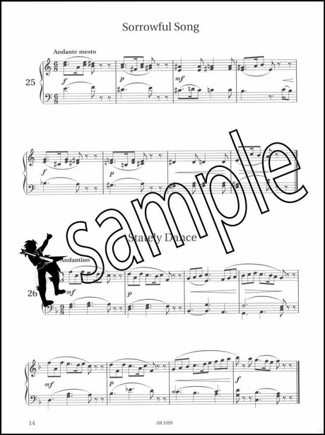 2nd sample page from ABRSM Piano Specimen Sight-Reading Tests Grade 6