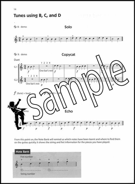 1st sample page from Enjoy Playing Guitar Book 1