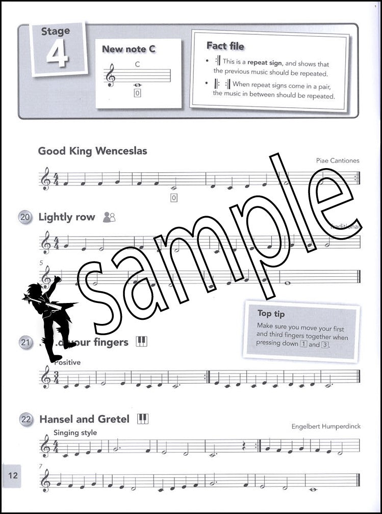 1st sample page from John Miller's Trumpet Basics