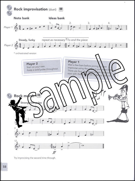 3rd sample page from John Miller's Trumpet Basics