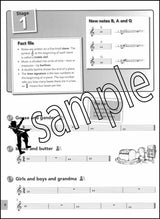 1st sample page from Sally Adams's Flute Basics