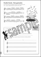 2nd sample page from Sally Adams's Flute Basics