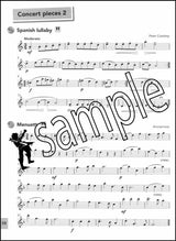 3rd sample page from Sally Adams's Flute Basics