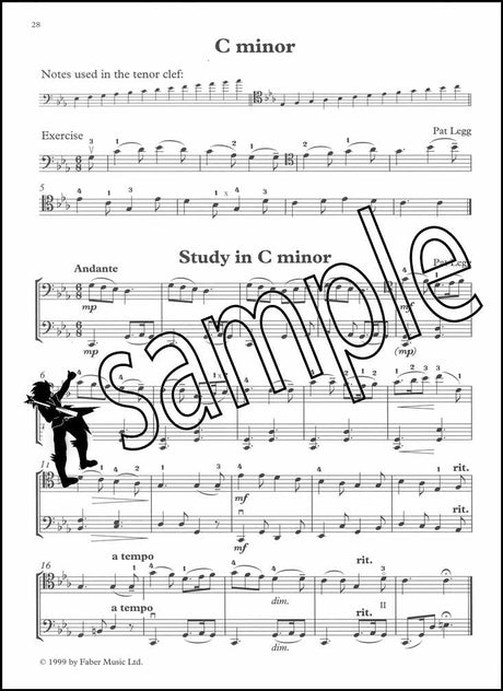 3rd sample page from Learning The Tenor Clef