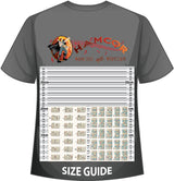 front cover of Guitar Chord Chart and Free Guitar Scale Chart Compact A5 Editions on a size guide