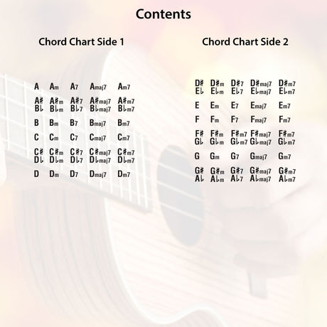 3rd sample page from Left Hand Ukulele Chord Chart Compact A5 Edition