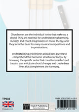 back cover of Bass Guitar Chord Tones Mini Pocketbook Series