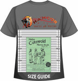 front cover of Mally's Cotswold Morris Book Volume 1 on a size guide