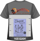 front cover of Mally's Cotswold Morris Book Volume 2 on a size guide