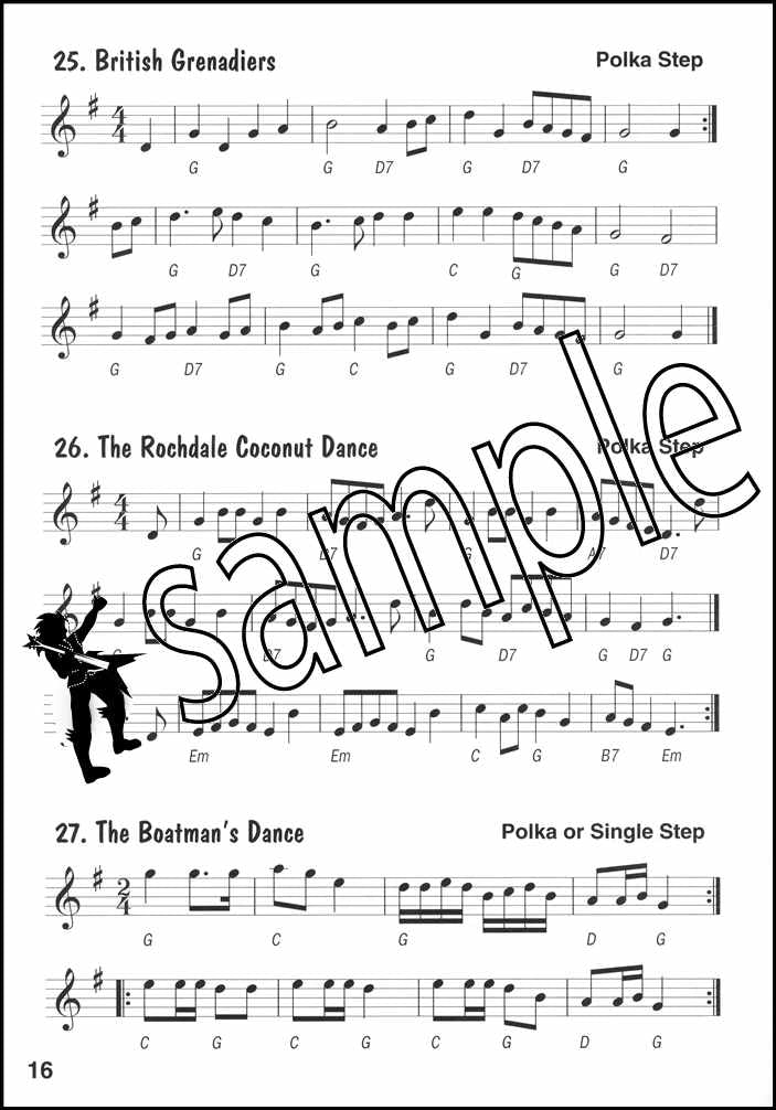 2nd sample page from Mally's North West Morris Book