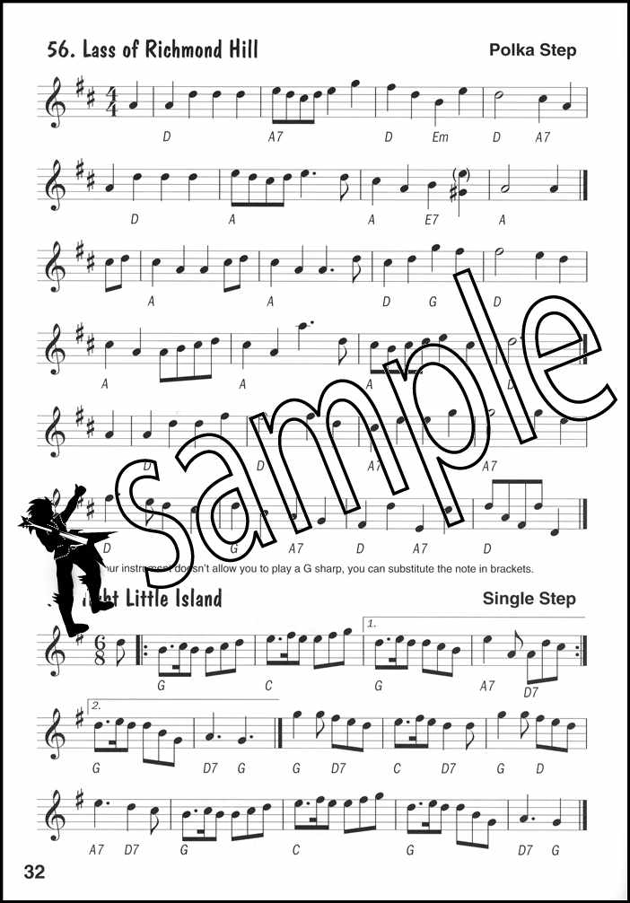3rd sample page from Mally's North West Morris Book