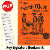 front cover of Mally's North West Morris Book together with free Treble Clef bookmark