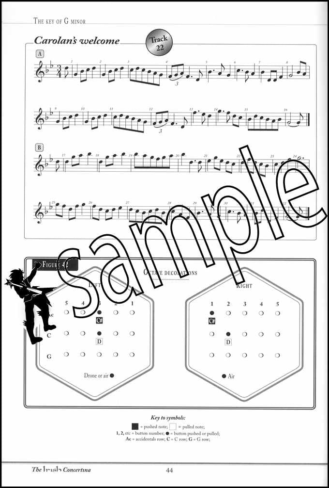 2nd sample page from The Irish Concertina