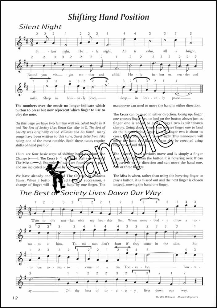 2nd sample page from The D/G Melodeon Absolute Beginners