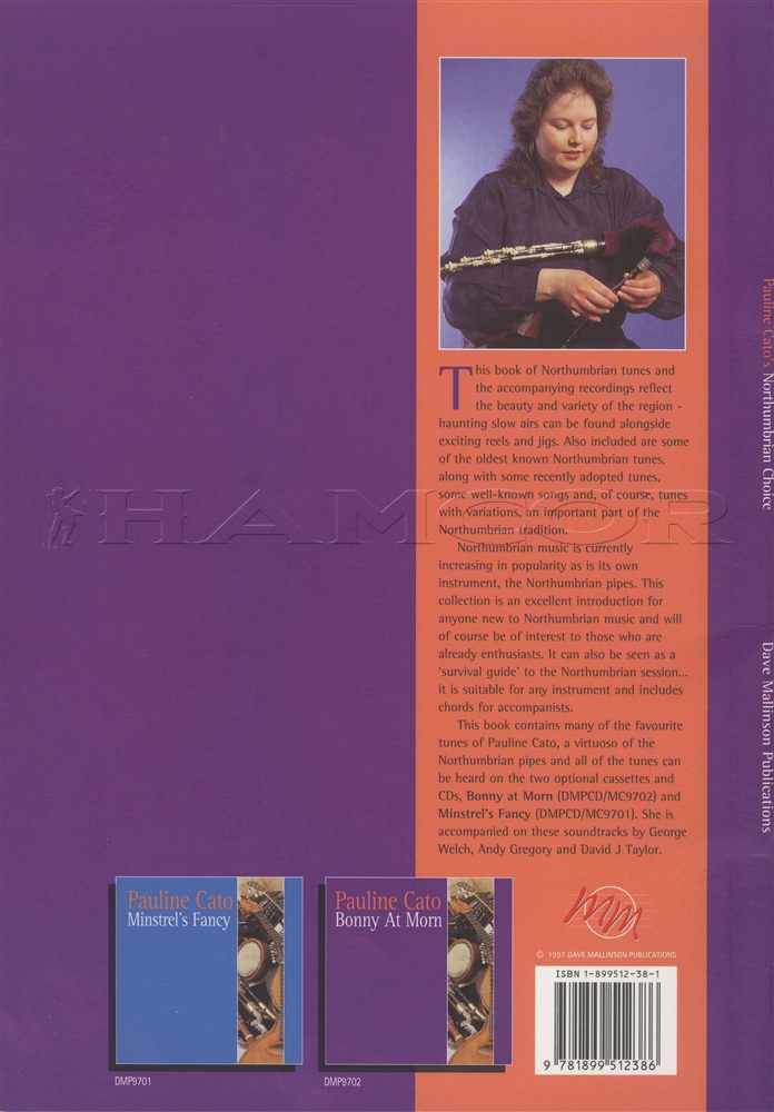 back cover of Pauline Cato's Northumbrian Choice
