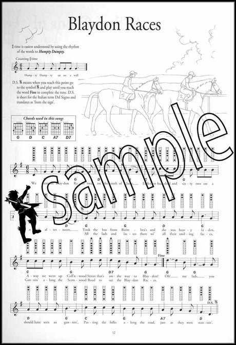 2nd sample page from Instant Tin Whistle Popular Book Only