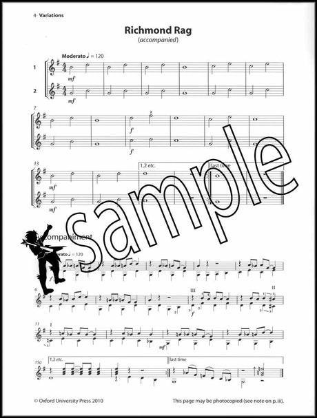 1st sample page from Enjoy Playing Guitar Ensemble