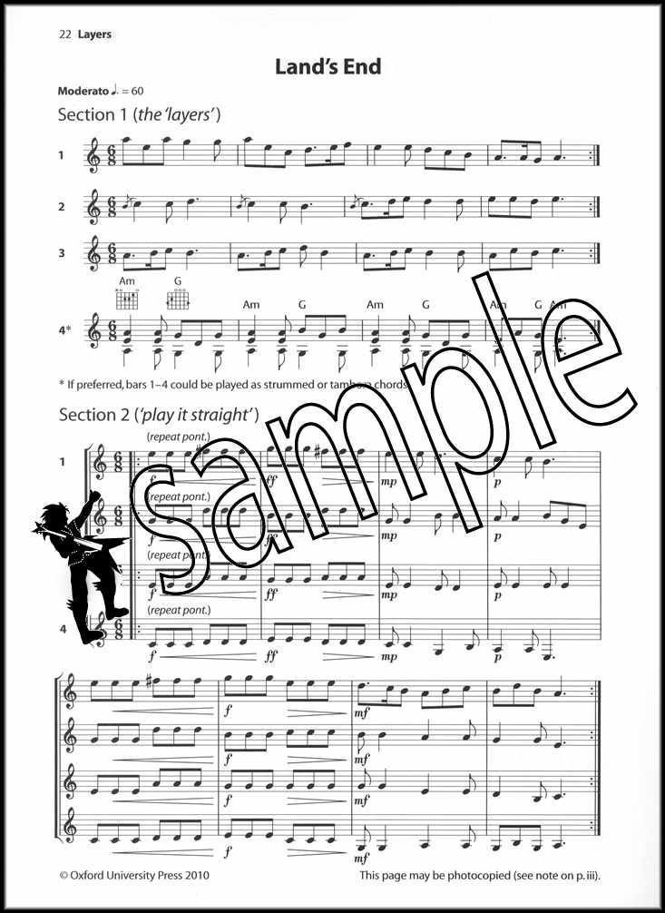 2nd sample page from Enjoy Playing Guitar Ensemble