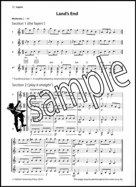 2nd sample page from Enjoy Playing Guitar Ensemble