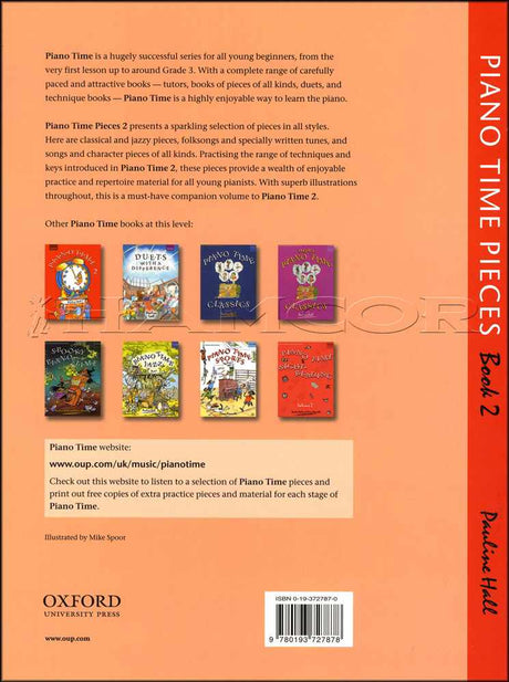 back cover of Piano Time Pieces Book 2