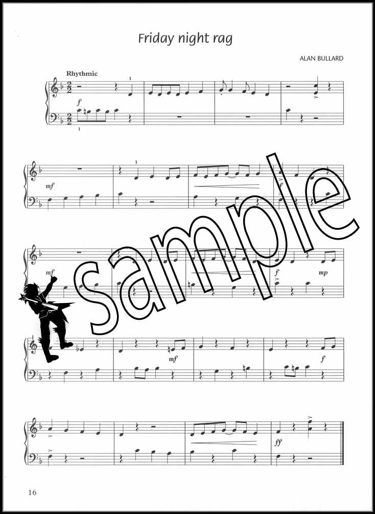 2nd sample page from Piano Time Jazz Book 1