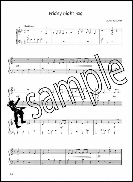 2nd sample page from Piano Time Jazz Book 1