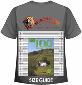 front cover of 100 Vital Irish Session Tunes Music Book on a size guide