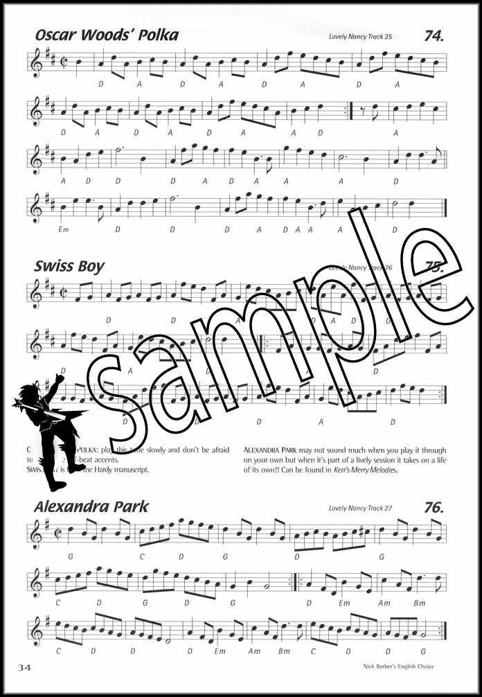3rd sample page from Nick Barber's English Choice