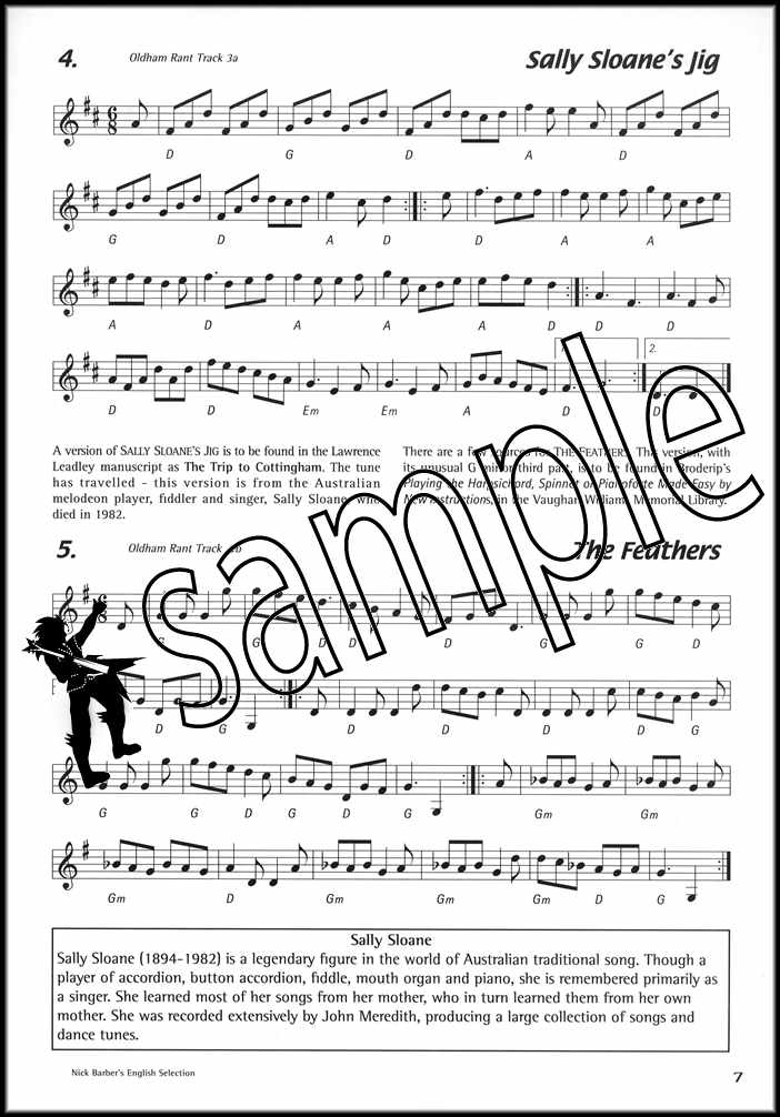 1st sample page from Nick Barbers English Selection