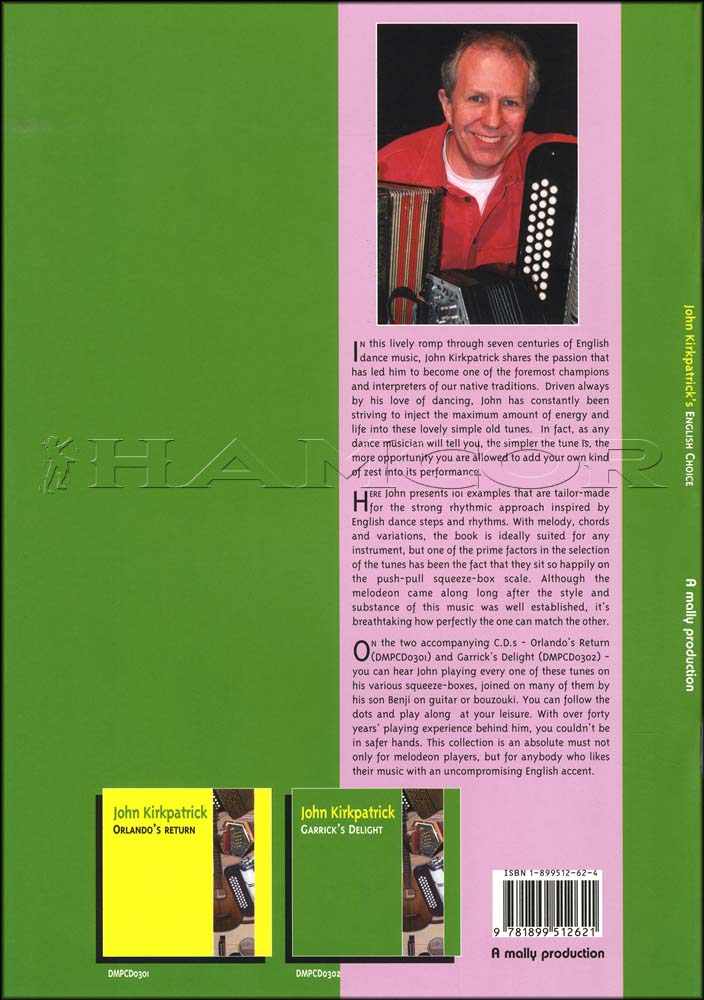 back cover of John Kirkpatricks English Choice