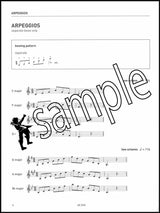 3rd sample page from ABRSM Violin Scales & Arpeggios Grade 2