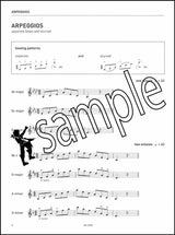 2nd sample page from ABRSM Violin Scales & Arpeggios Grade 3