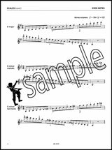 2nd sample page from ABRSM Violin Scales & Arpeggios Grade 6